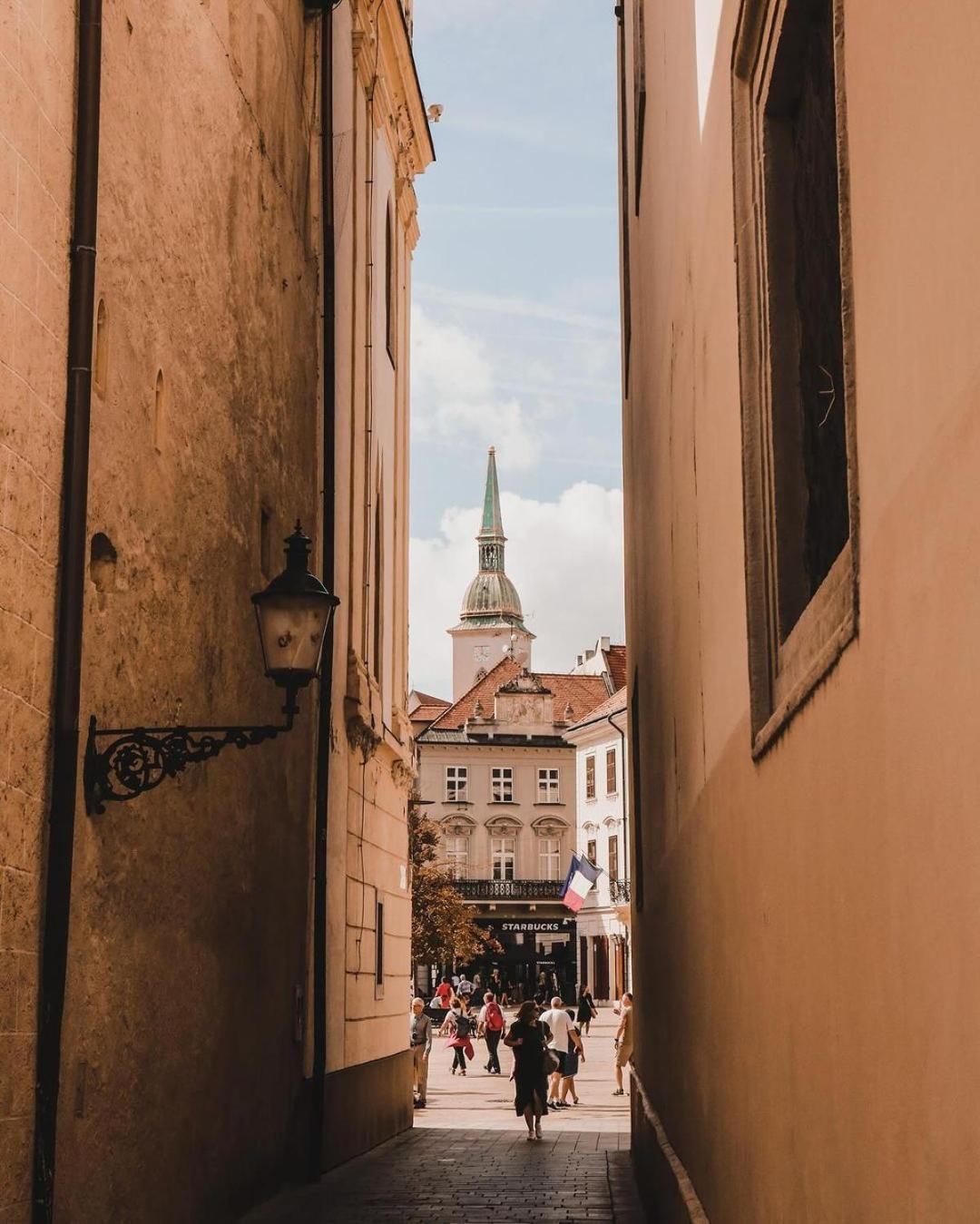 Extralarge Queen Room In The Heart Of Bratislava With Terrace Exteriör bild